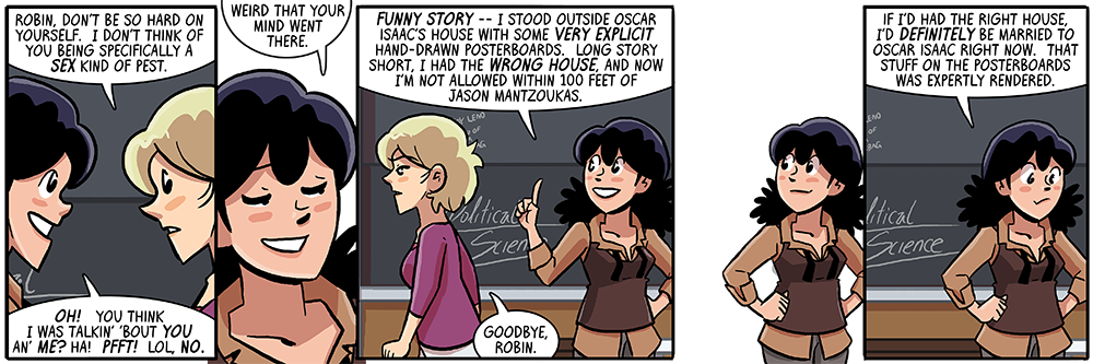 somehow... the restraining order has returned