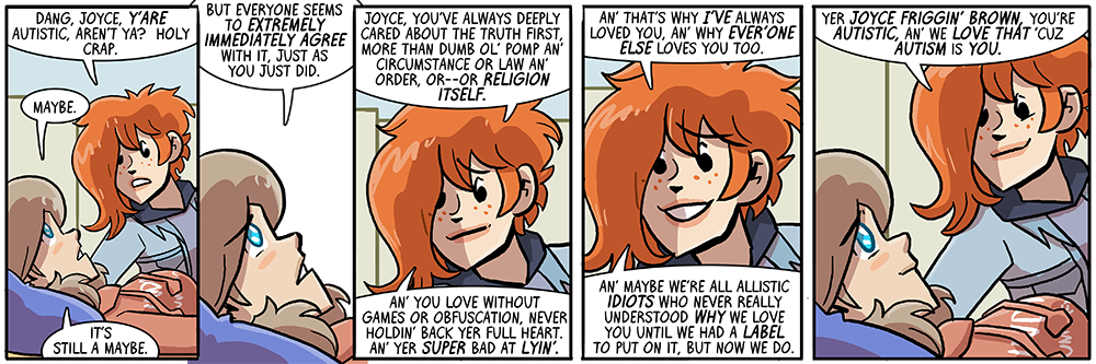 and sometimes we don't love her, it's fine