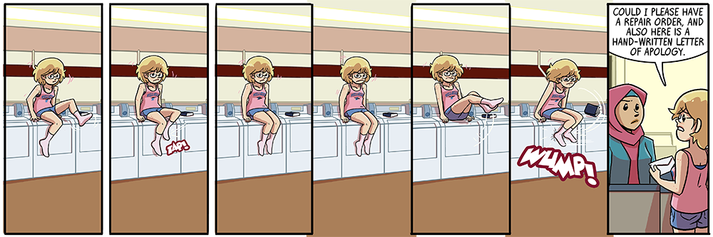 the letter of apology is written to the dryer 