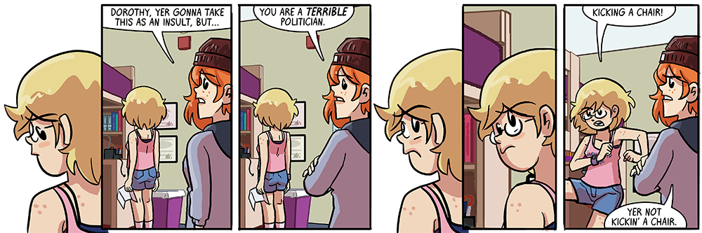 that imaginary chair i kicked sure learned its lesson