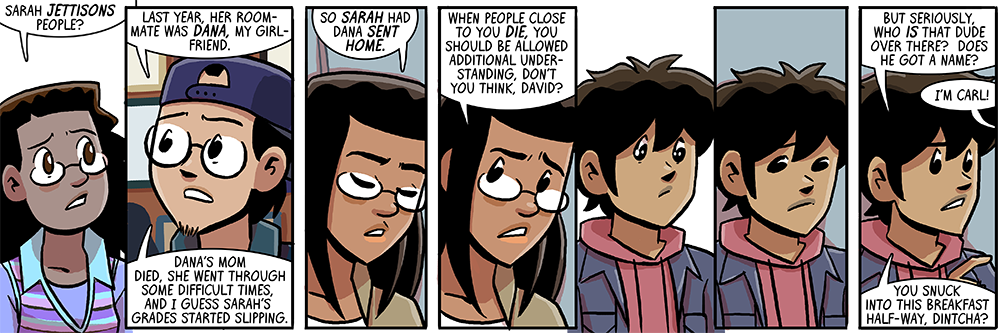 he just phases into and out of reality as needed