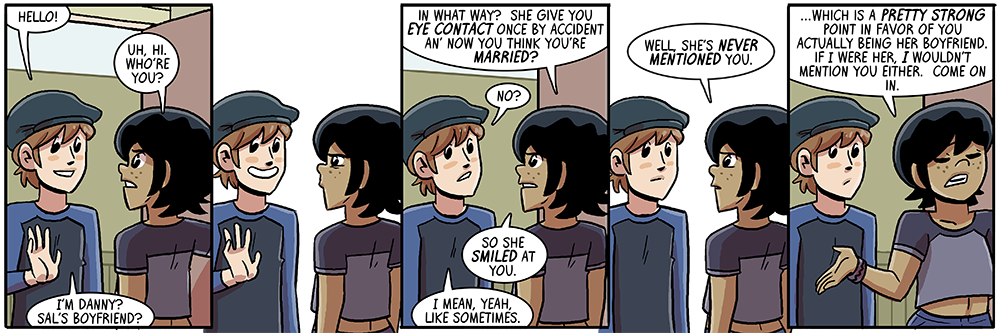 we're running out of character pairs who haven't interacted yet, haven't we