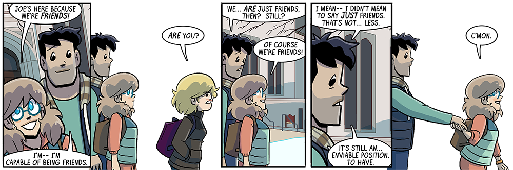 see?  this is the SIXTH strip titled 'friends' this is why i gotta go into two word titles