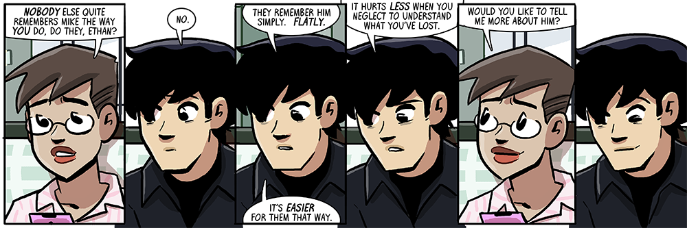 he once tripped me and i broke my nose, funny story