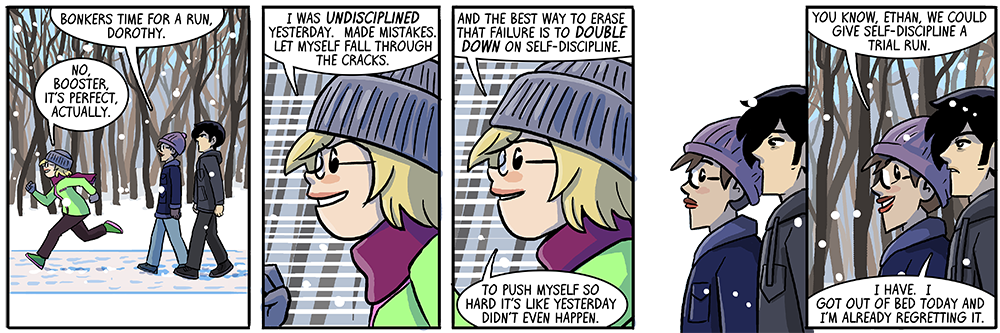 look dorothy it's like 11am you don't need your hi-vis coat anymore