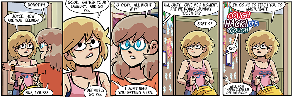 i wonder how many of you out there in the audience are sharing joyce's reaction