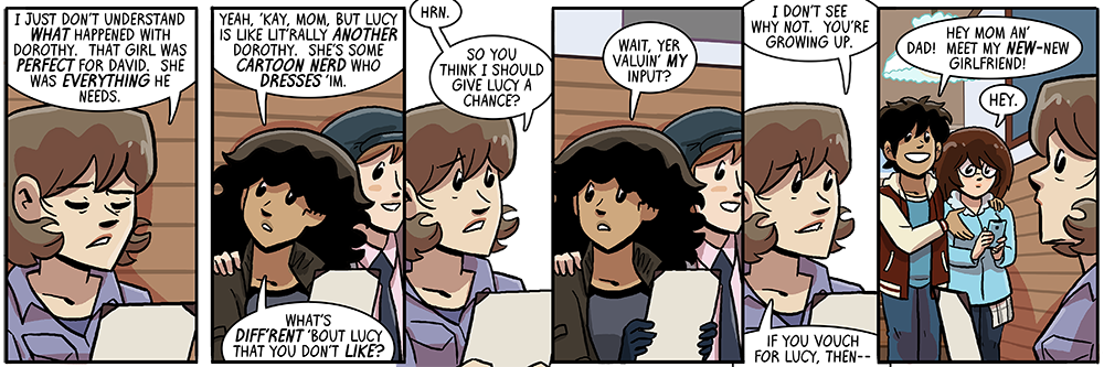 every parent in this strip wants a dorothy, except joyce's 