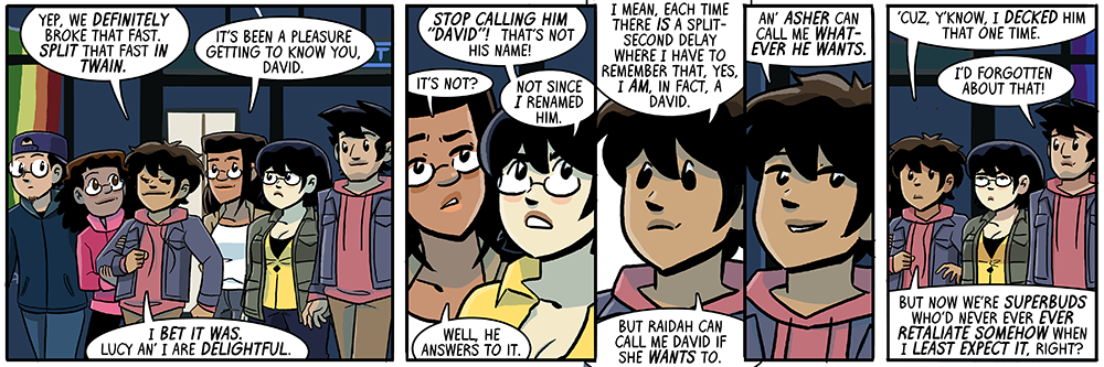 asher forgot about it because he barely felt it