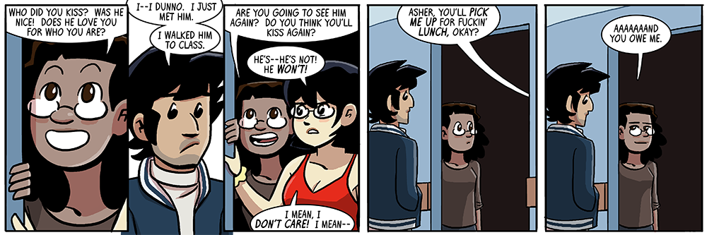 'get walky to look at me the way he looks at you and we're even'