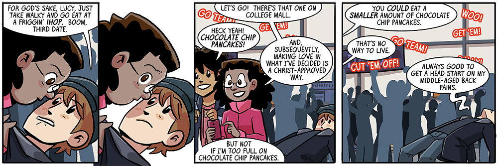 this strip originally said the denny's on north walnut but it closed down during my six-month buffer