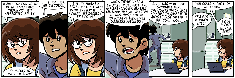 or at least stabby eyes