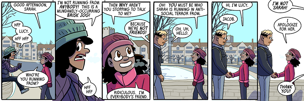 no, they've never met before