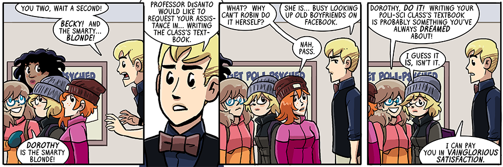 maybe becky'd've helped if robin were looking up old girlfriends on facebook