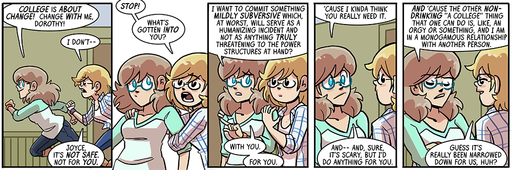 wait is that just the thesis of the entire webcomic joyce's spouting, are we being that on the nose