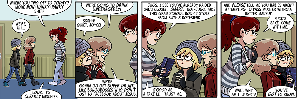 it's the milk jug shoes, remember