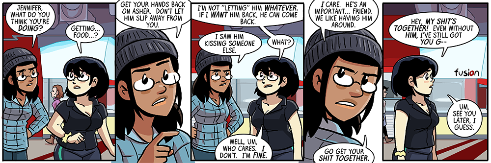 raidah had to throw on her coat and hat because jennifer lives in the next dorm over and it's COLD outside