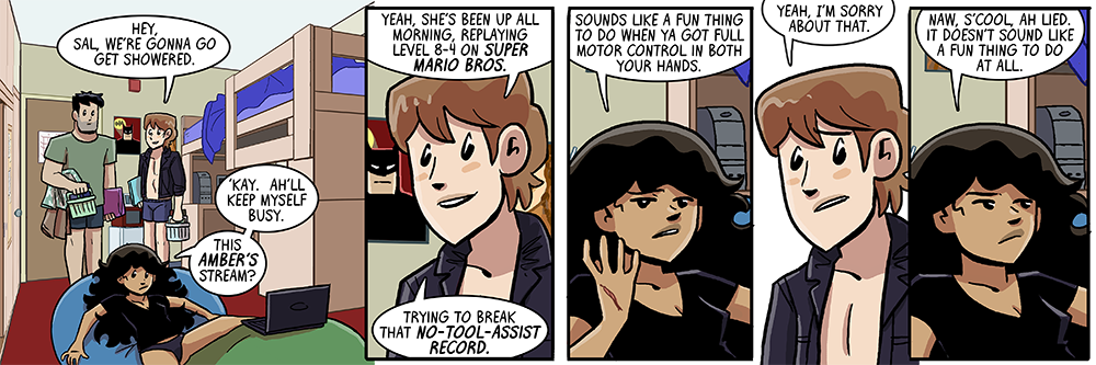 yes this is danny's second shower today