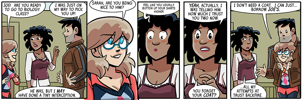 can you blame sarah for her bleak outlook, really, she exists in my comic