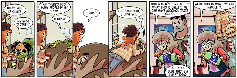 it was just hard to reach an itch on becky's back, is all