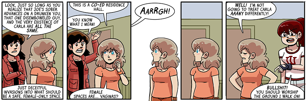 carla, arriving late, assumes there was a 'to anyone else' on the end there versus a 'than before'