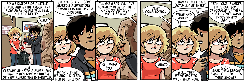 i mean she's PROBABLY washed the sheets since last october, probably