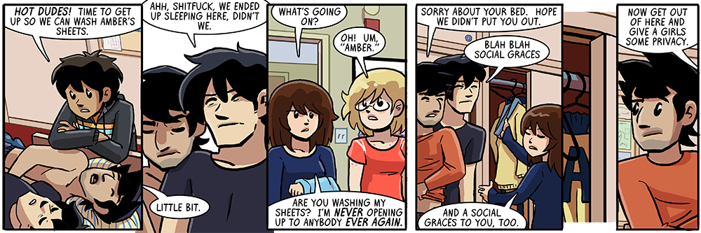 'wow amber sure is a big fan of the letter A'