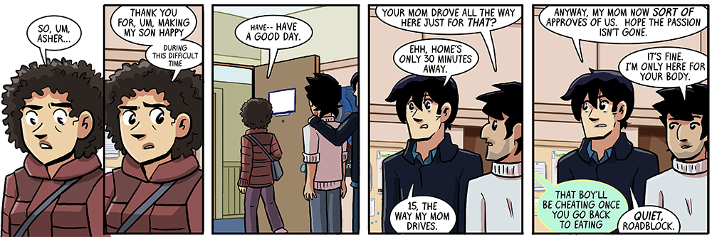 pretty record time for meeting a parent