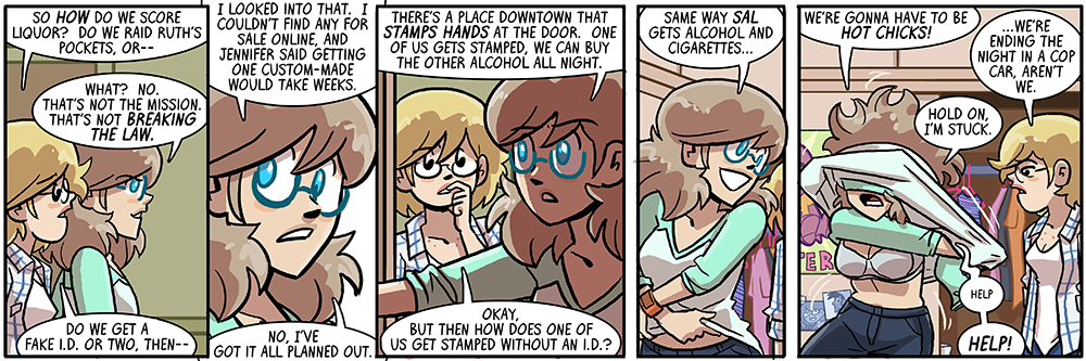 people keep being unable to remove shirts sexily in front of dorothy, it's an epidemic