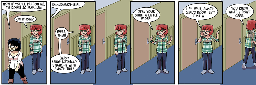 dumbing of age book 15: enjoy being usually straight with amazi-girl