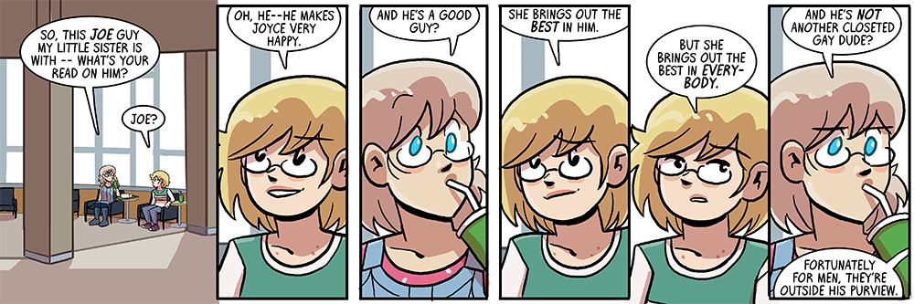 look joyce dated ONE gay dude, jeez