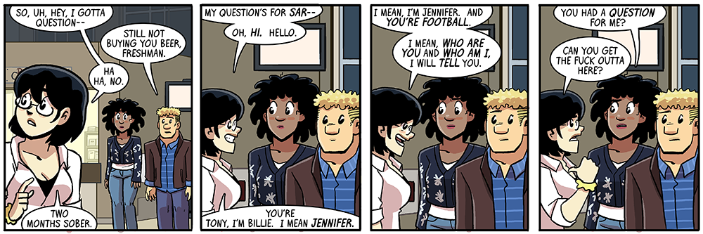 she's a journalism major, she does words good