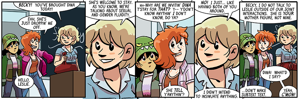 i know girlfriends who use subtext, and they're all cowards