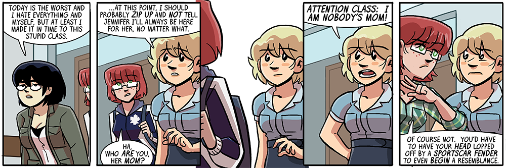 ruth keeps that in her pocket any time she wants to end a conversation