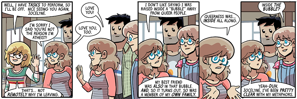 my bubble is just lousy with queerness