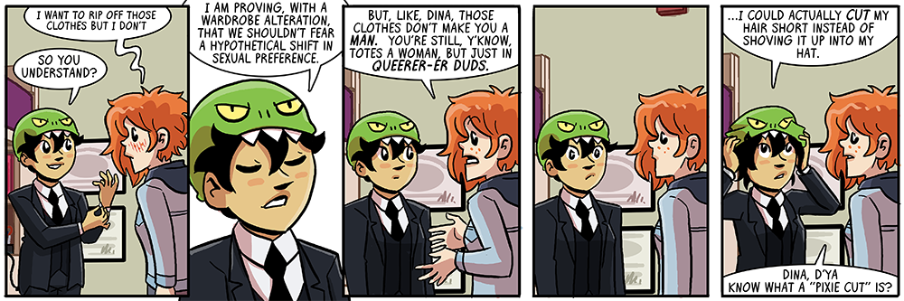 here come the men in black, right after they transition