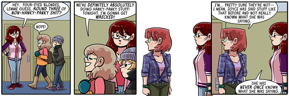 and i said hey, what's going on