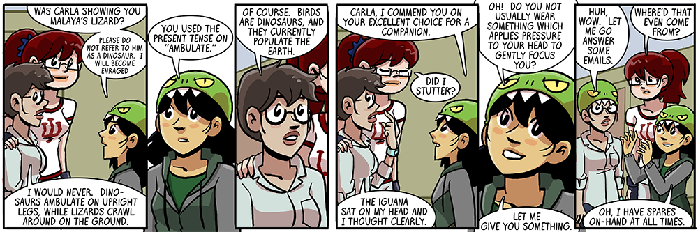 there's six other identical dina hats under her current dina hat