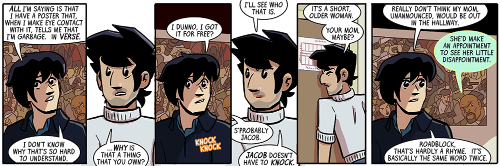 roadblock's a little rusty