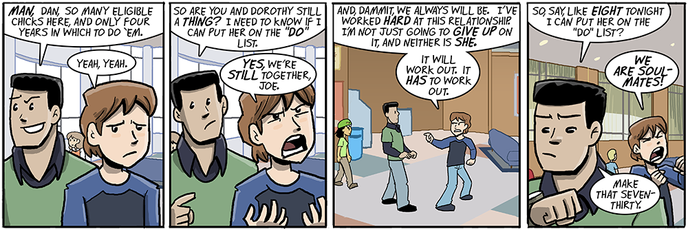 joyce stop photobombing the other characters' strips