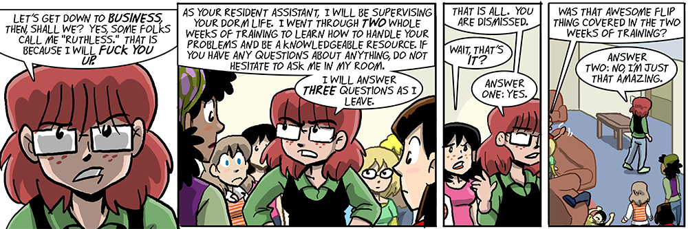 who's that speaking first in the last panel?  who knows