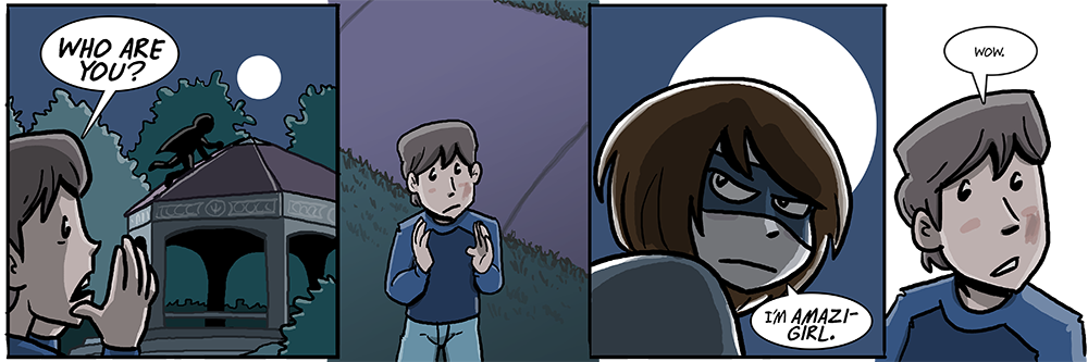 amazi-girl had not yet learned how to speak in her own logo