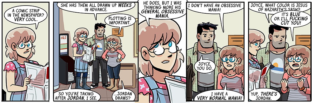 finally joyce is able to express herself with full linguistic fury