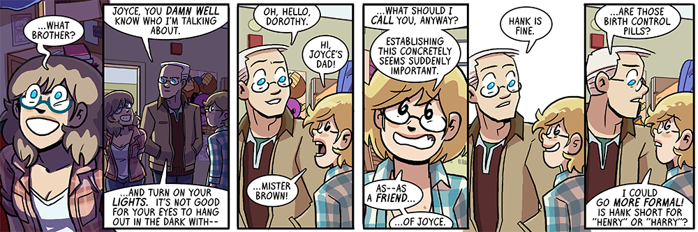 i hope you all appreciate, ten months ago, how vanishingly little of this storyline's strips could be used as nonspoily preview panels