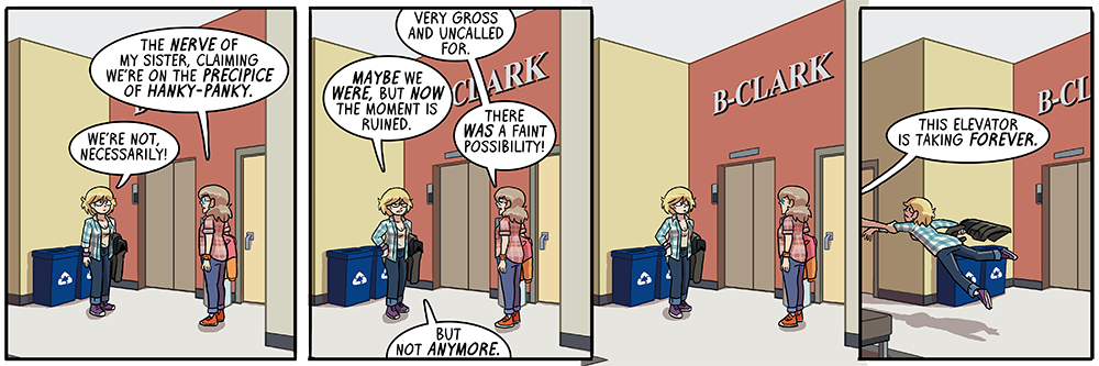 dumbing of age book 16: on the precipice of hanky-panky