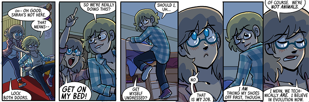 definitely on the lift hill to hanky-panky