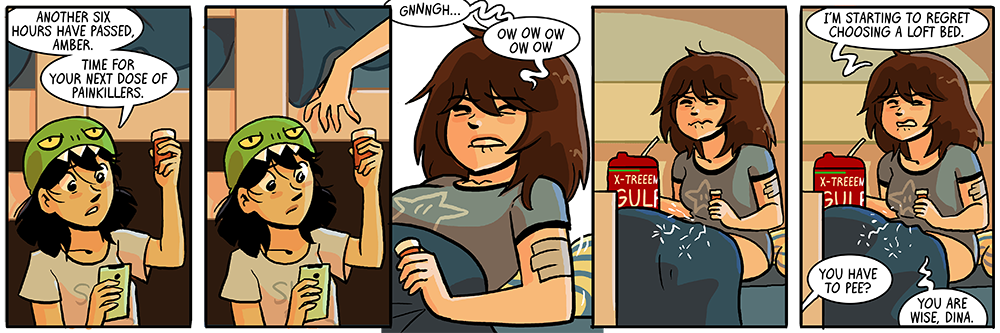 it's hard enough getting out of bed when it's just a regular bed!!!