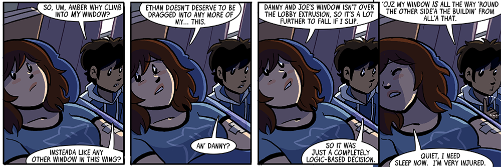 amber's trying to pull a yoda here