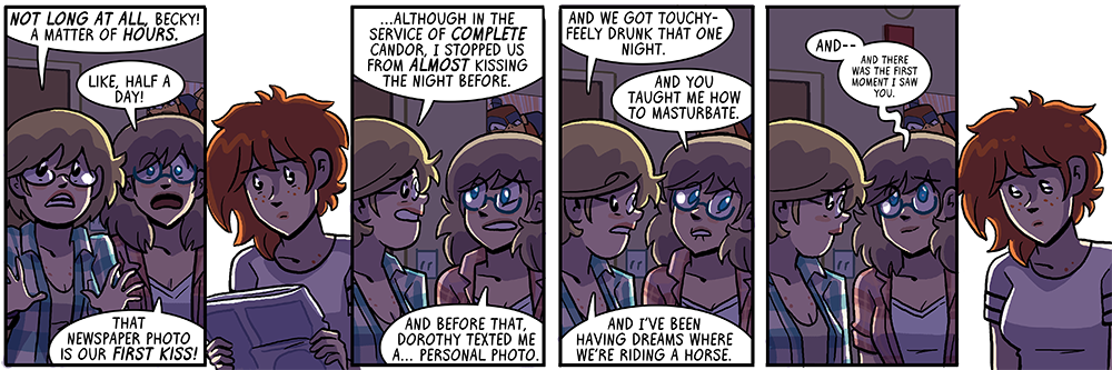 the dream horseriding is the gayest one