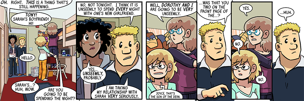 oh no, tony looked down and to his left!