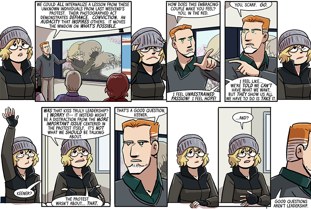 TWO STRIPS TODAY!  because patreon folks convinced me i needed to reintegrate that middle one back